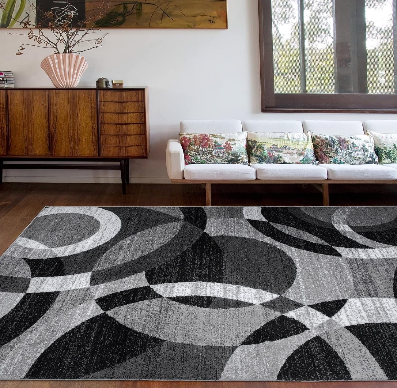 Contemporary Abstract Area Rug