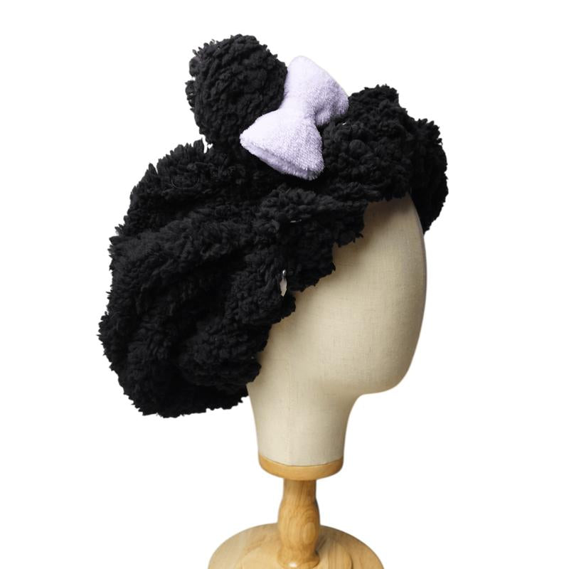 Black Luxury Teddy Bonnet
