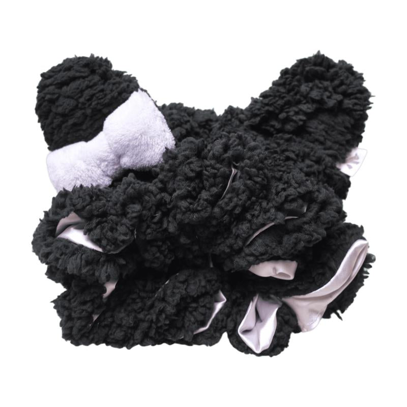 Black Luxury Teddy Bonnet