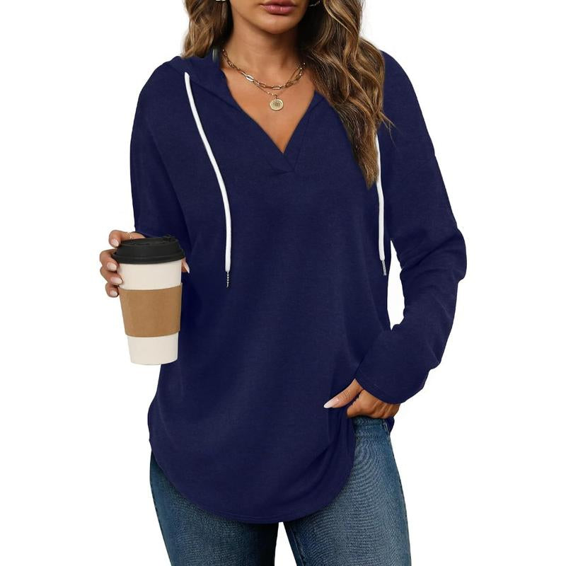 Wiholl Womens Fashion Tops Hoodies for Women Pullover Oversized Sweatshirts Long Sleeve Shirts Loose Fit