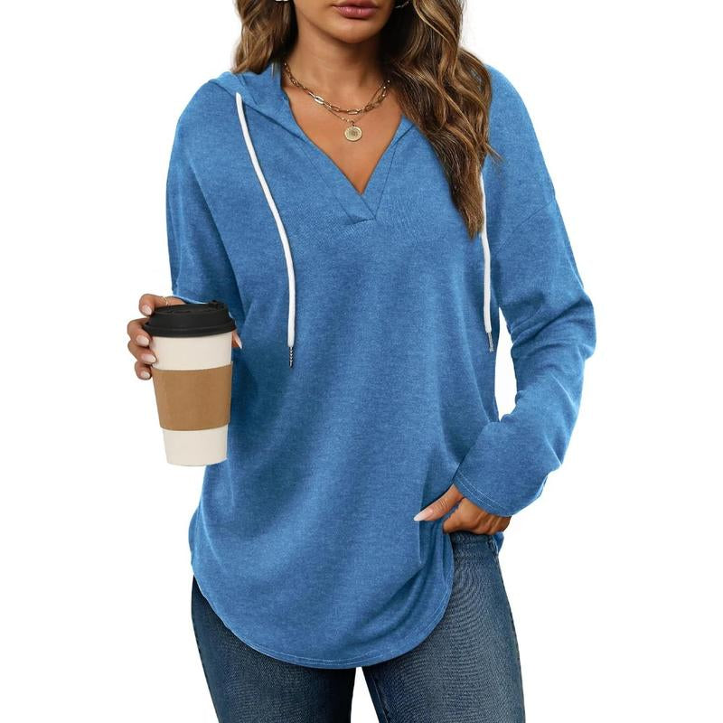 Wiholl Womens Fashion Tops Hoodies for Women Pullover Oversized Sweatshirts Long Sleeve Shirts Loose Fit