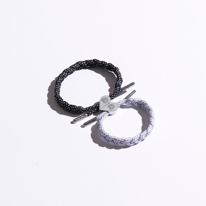 "Chromates" Magnetic Heart Bracelet Set