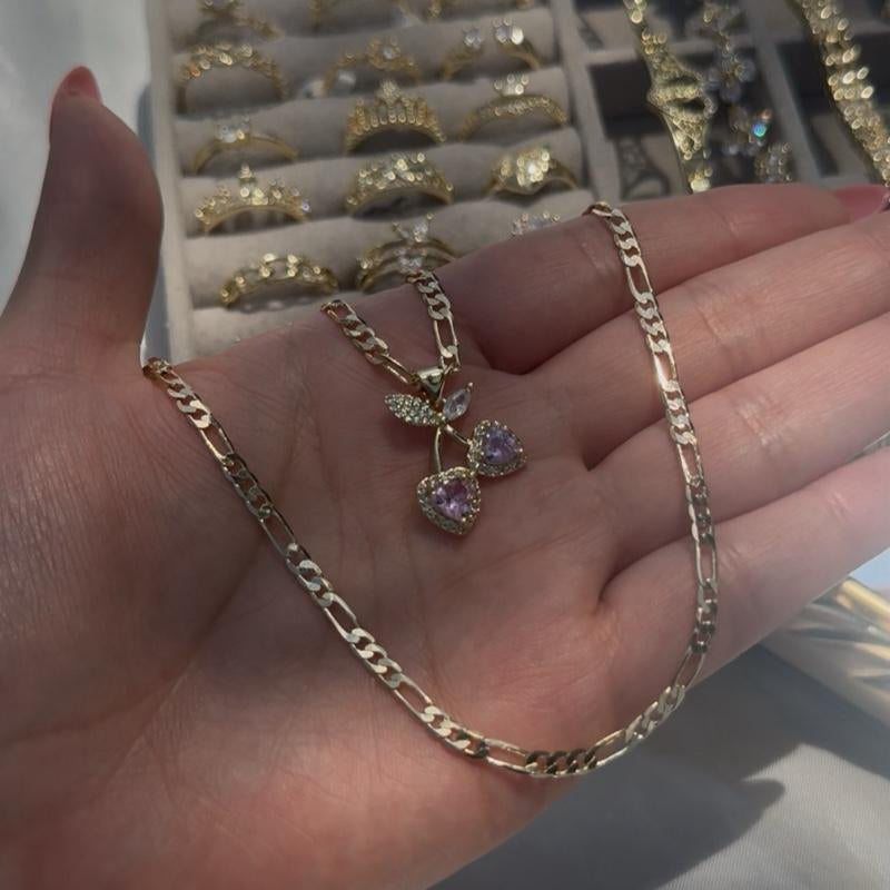 Cherry Gold Plated Necklace