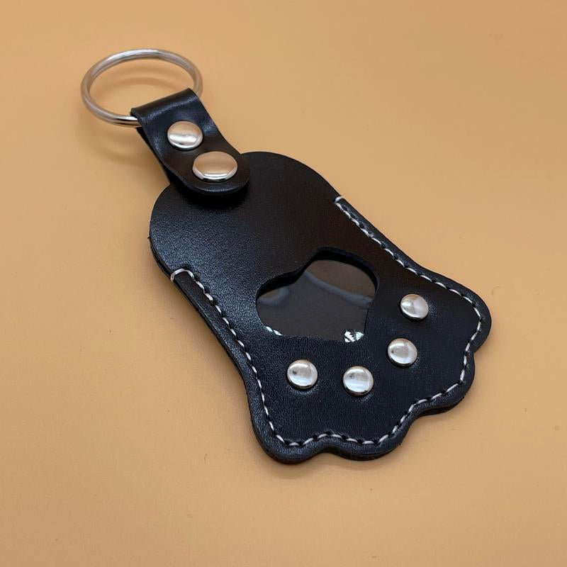 Cute Pets Fur Memory Charm – Paw-Shaped Charm for Collecting Pet Fur, Memorial Gift for Cat or Dog Lovers, Keychain or Necklace Decoration
